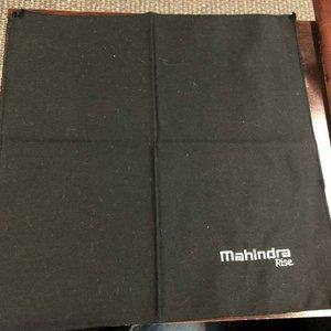 Mahindra Tractors Cloth Linen Napkins (black)